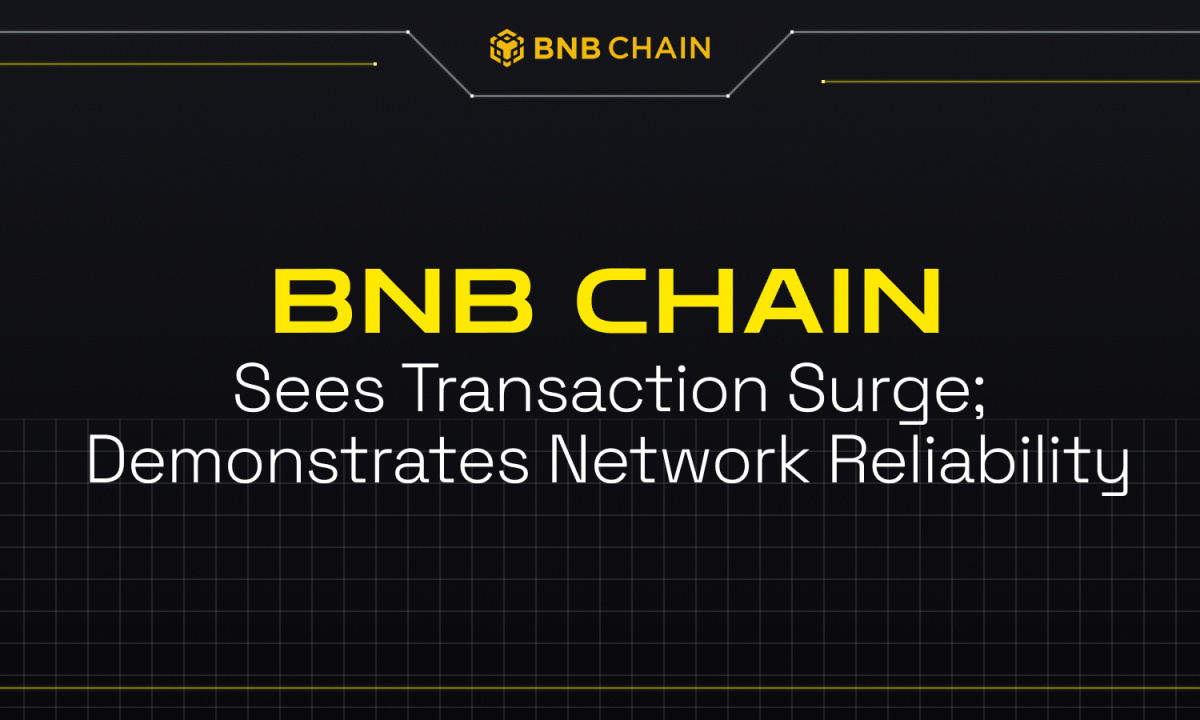 BNB Chain Sees 1-year Transaction High